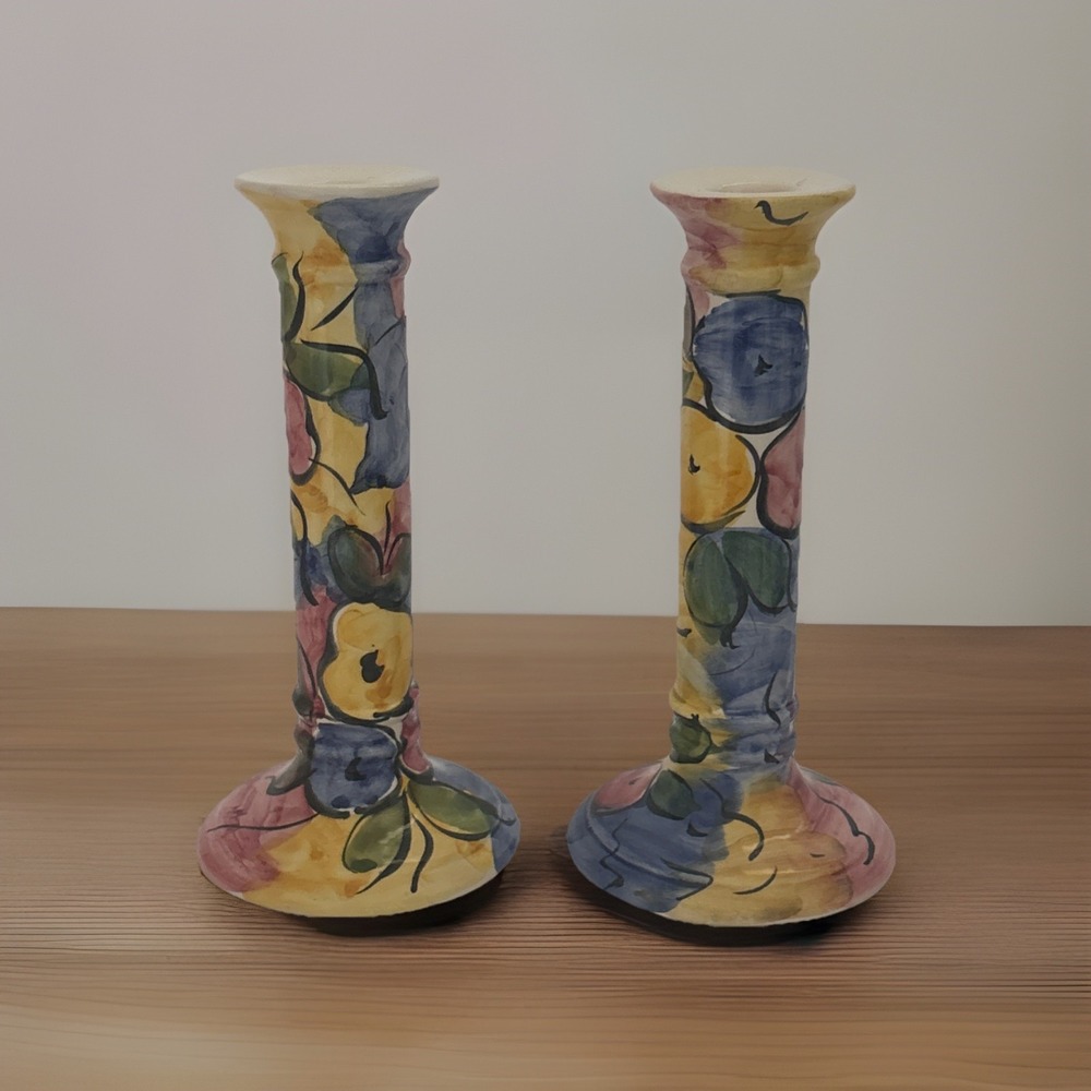 Jay Willfred Ceramic Taper Candle Holders Div of Andrea by Sadek
